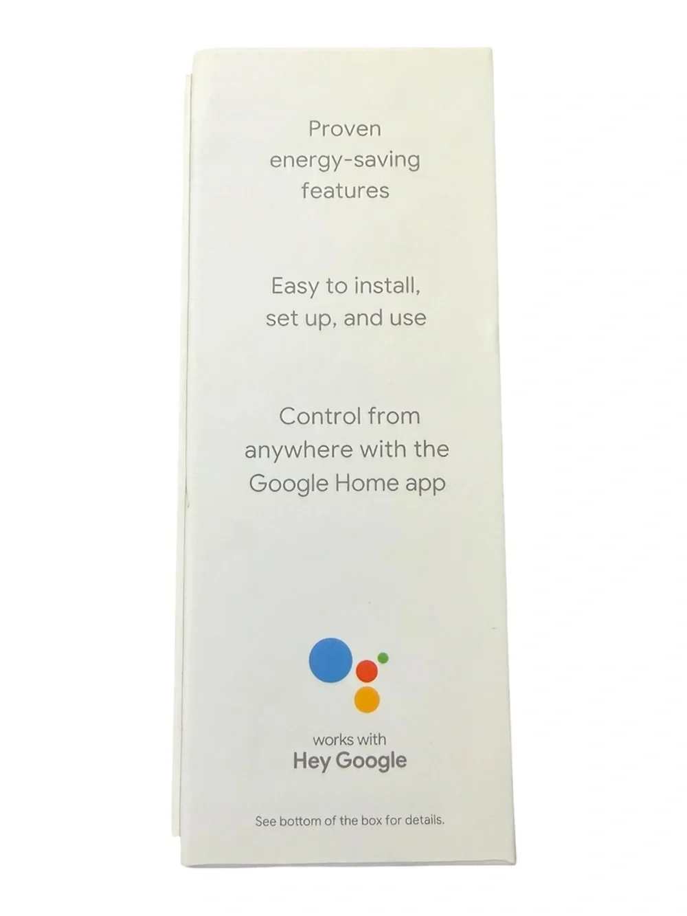 Google Nest G4CVZ Smart Thermostat GA01334-US - Snow - Excellent Condition